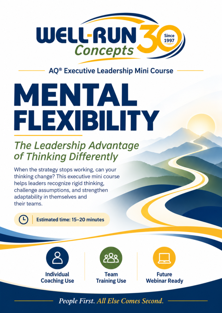AQ mini course, Mental Flex
